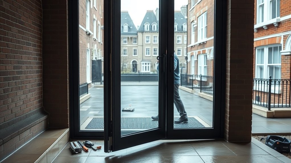 Pivot Door Installation Esher