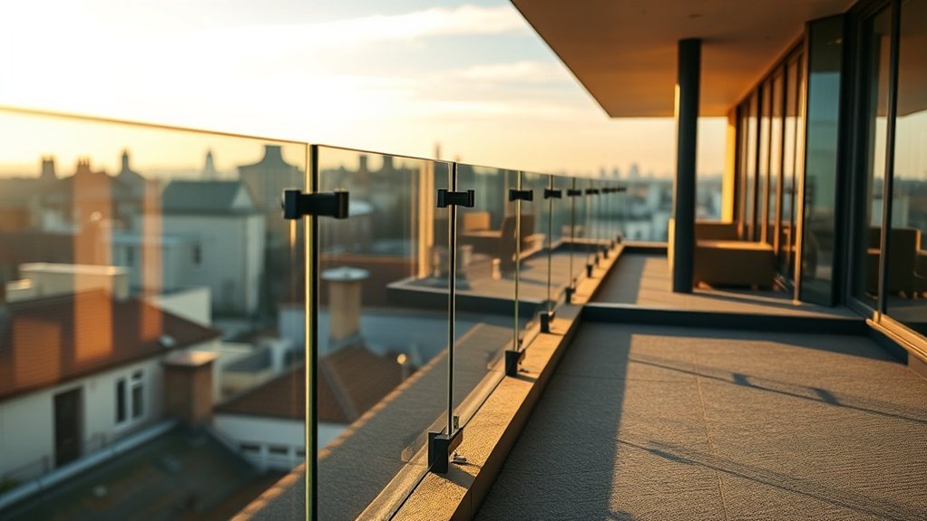 Terrace Glass Balustrades Esher